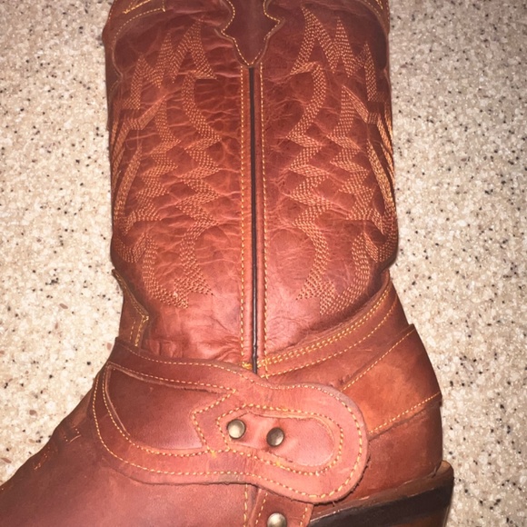 Original Gran Lider leather western riding boots with buckles - Picture 4 of 8